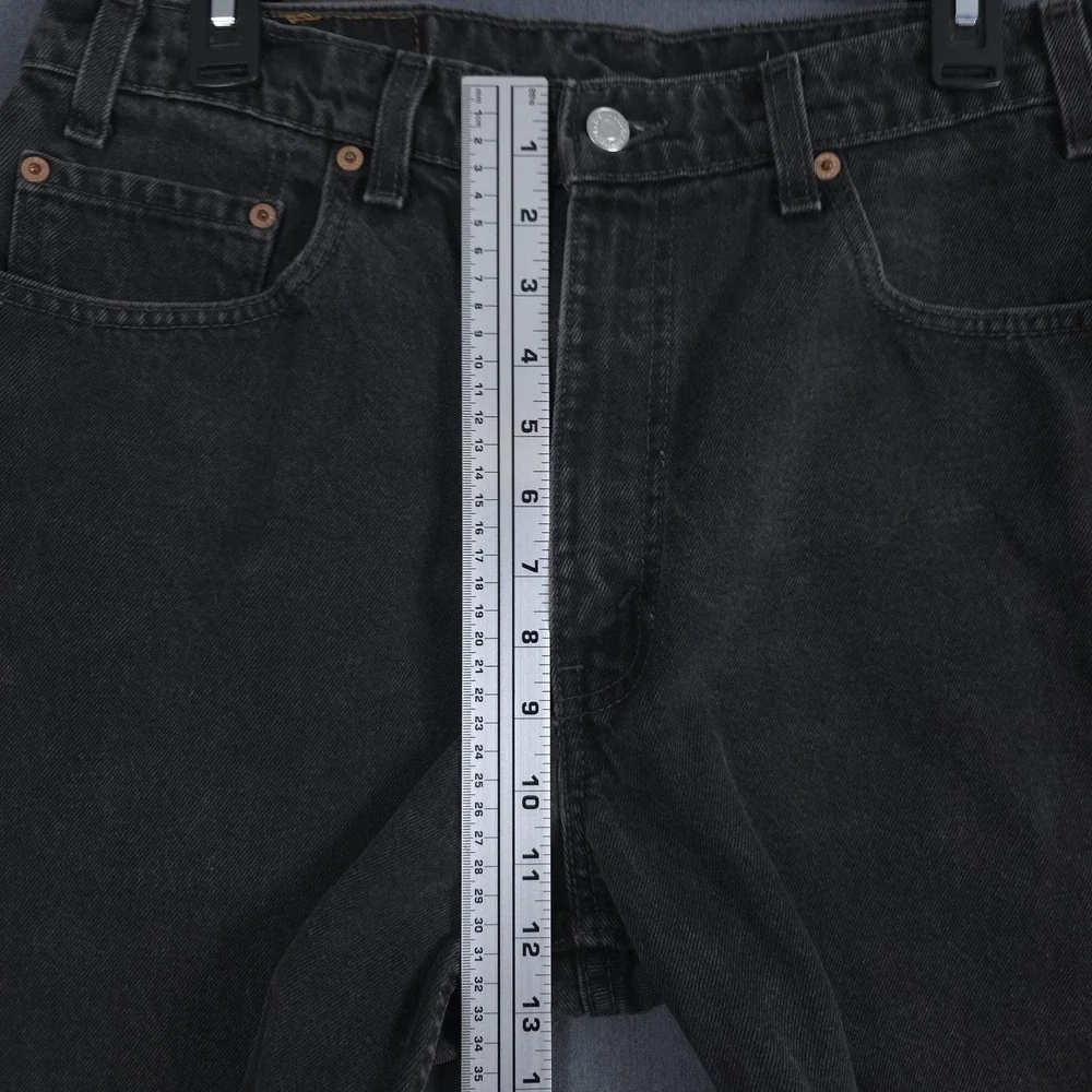 Vintage Levis 550 Relaxed Fit Jeans Mens 36x32 (Fits 33x31) Black Denim 90s
